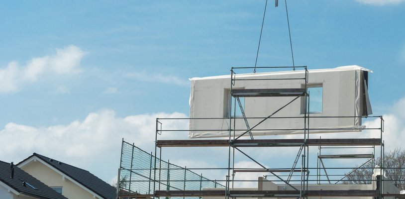 Schwache Baukonjunktur: Fertighäuser als Ausweg?